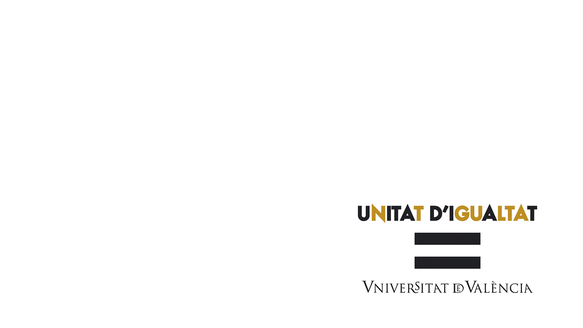 Bienvenida a la Igualdad en la Universitat de València